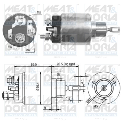 Solenoid Switch, starter